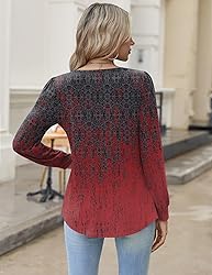 Zeagoo Womens Plus Size Long Sleeve Tops Fall Tops
