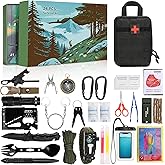 Survival Kit Advent Calendar 2025: 24-Day Christmas Countdown Camping Gear, 24 Different Tools for Outdoor Emergency Kit, Survival Gear Advent Calender Gifts for Men Dad Husband