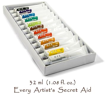 Amazon.com: Daveliou Oil Paint Set - 12 Non-Toxic Oil Paints 32ml ... Amazon.com: Daveliou Oil Paint Set - 12 Non-Toxic Oil Paints 32ml ...