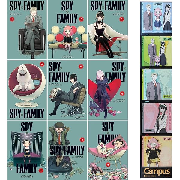 SPY×FAMILY Spy x Family Collection Set Volumes 1-10 by Tatsuya Endo