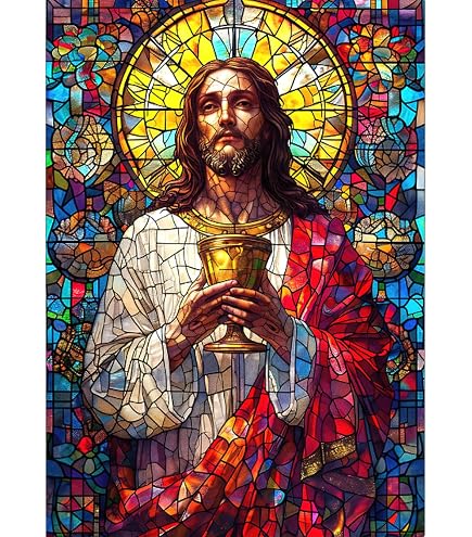 Apomelo Diamond Painting Kit for Adults Jesus Full Drill Diamond