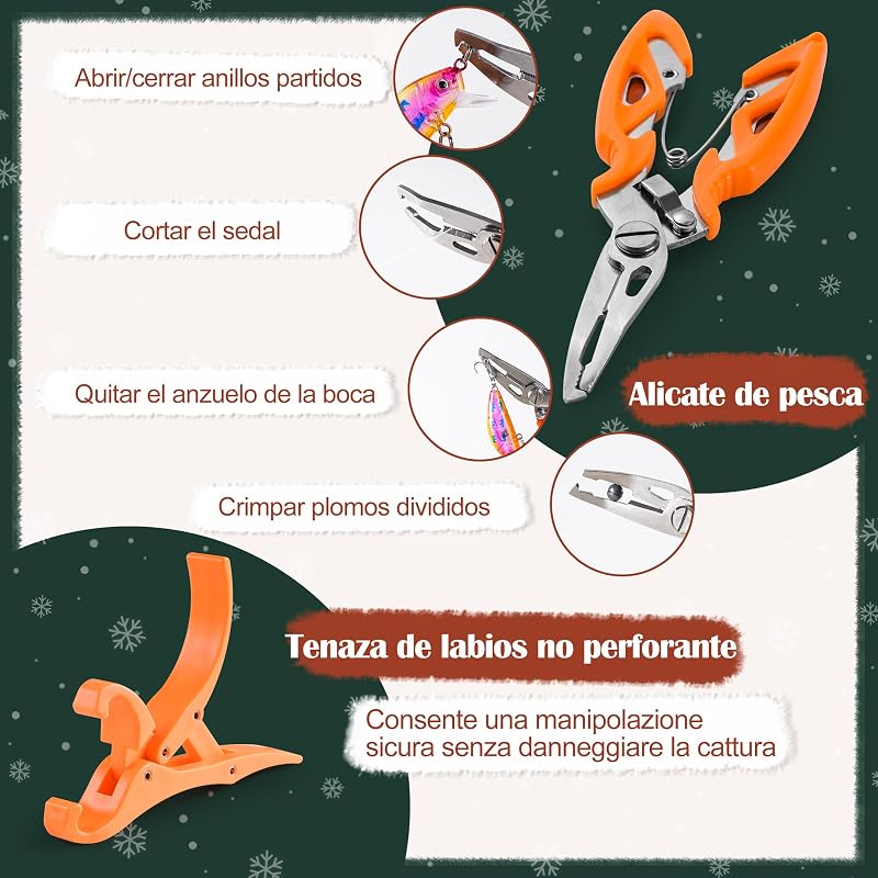 Calendario de Adviento Pesca 2026 para Hombre con Herramientas - 77 Piezas