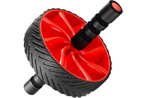 N1Fit Ab Roller Wheel - Ab Workout Equipment for Abdominal & Core Strength Training, Home Gym Fitness Equipment, Exercise Wheel for Men & Women