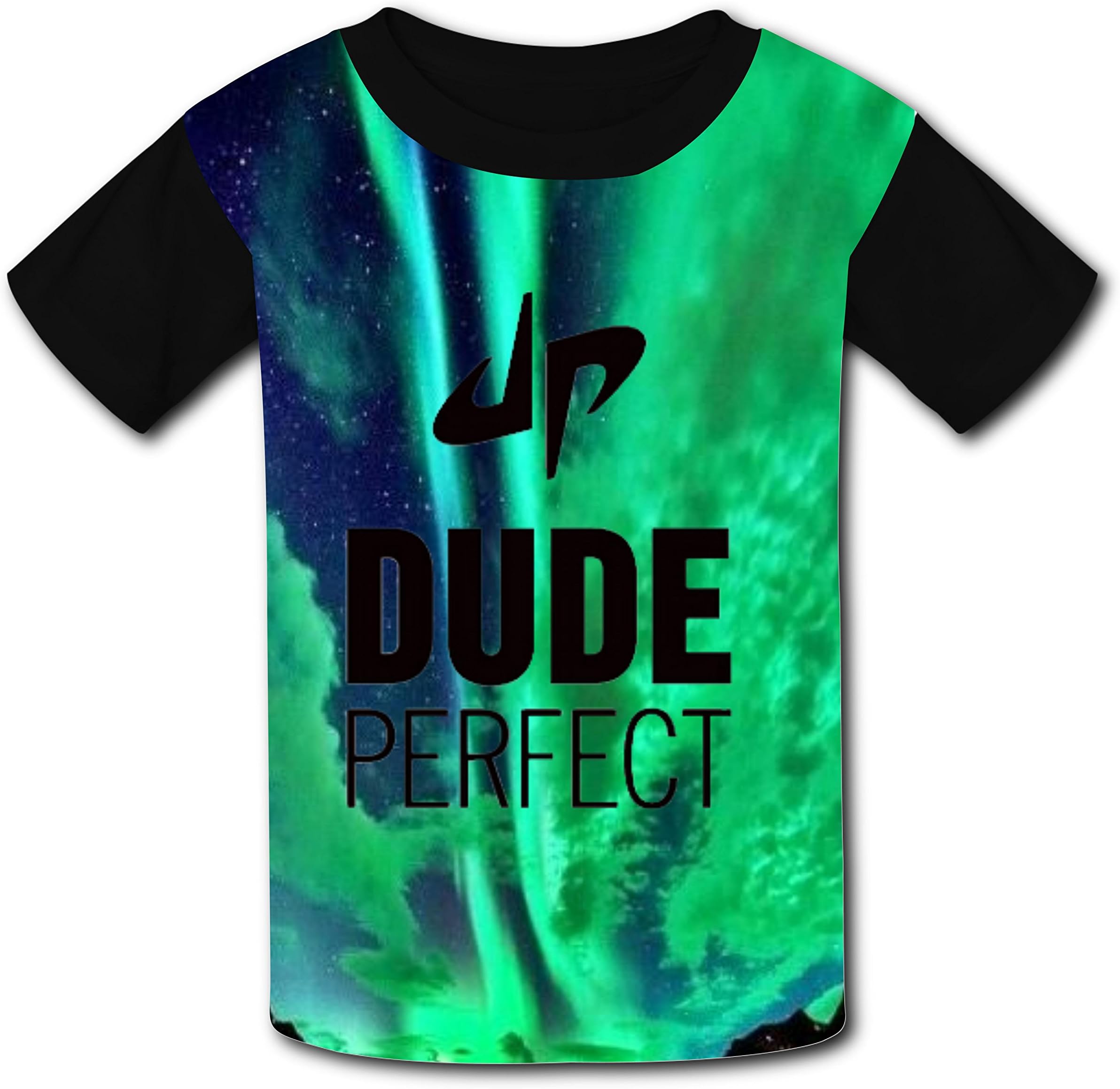 NYimYV Dude World Hot Perfect Children 3D Graphic Round Neck Tees for Boys Girls
