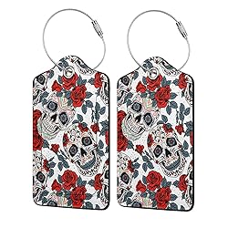 Docsckus 1 PCS PU Leahter Luggage Tag with