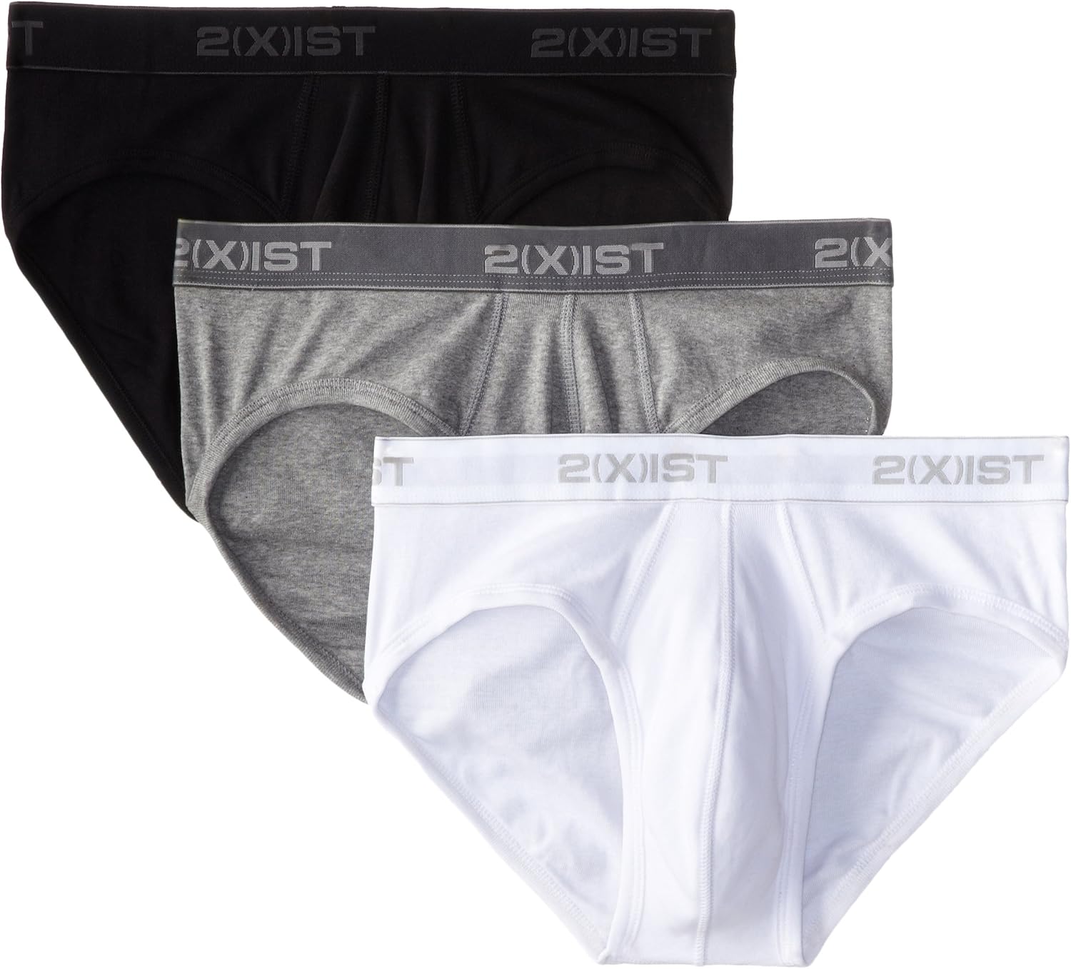 2(X)IST Men's Essential Cotton No Show Brief 3-Pack at  Men’s Clothing store