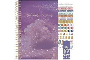 bloom daily planners 2026 Planner (January - December) Calendar Year Organizer - 5.5” x 8.25” - Weekly & Monthly Agenda Book with Stickers & Bookmark - Good Things Are Coming