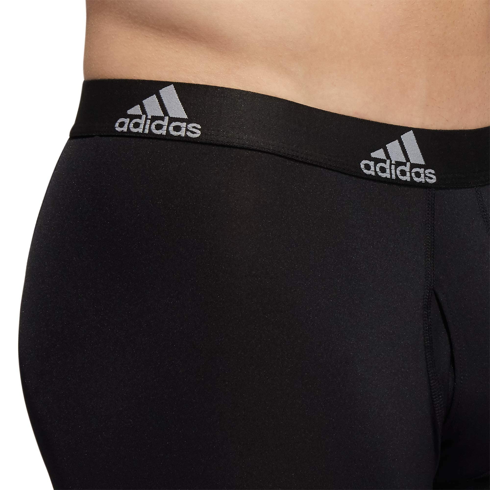 adidas Men's Performance 3-Pack Long Boxer Brief, Underwear Boxer Briefs - 3-Pack Long Men's Underwear Pack