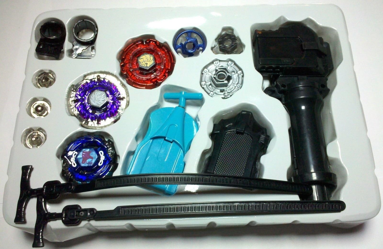 Bey Lot Set Jade Jupiter Mercury Anubis Anubius Fang Leone String Launcher