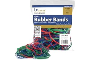 UPGRADE OFFICE SUPPLY INC Upgrade Office Supply Rubber Bands, Assorted Size and Color, 1/4 lb Bag, USA
