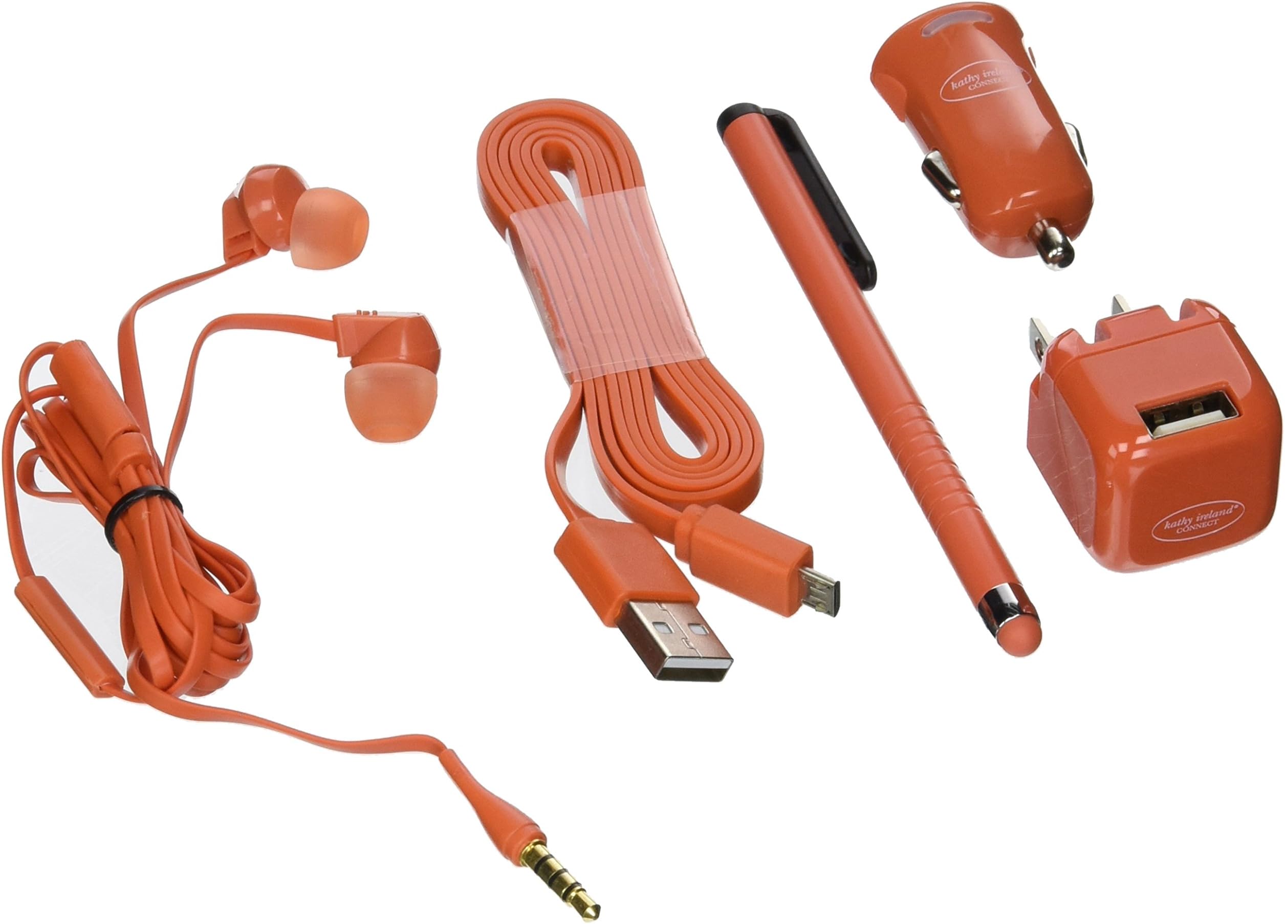 kathy ireland CONNECT Wired Car Kit for Universal/Smartphones - Poppy