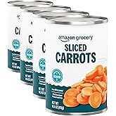 Amazon Grocery, Canned Sliced Carrots, 14.5 Oz (Pack of 4)