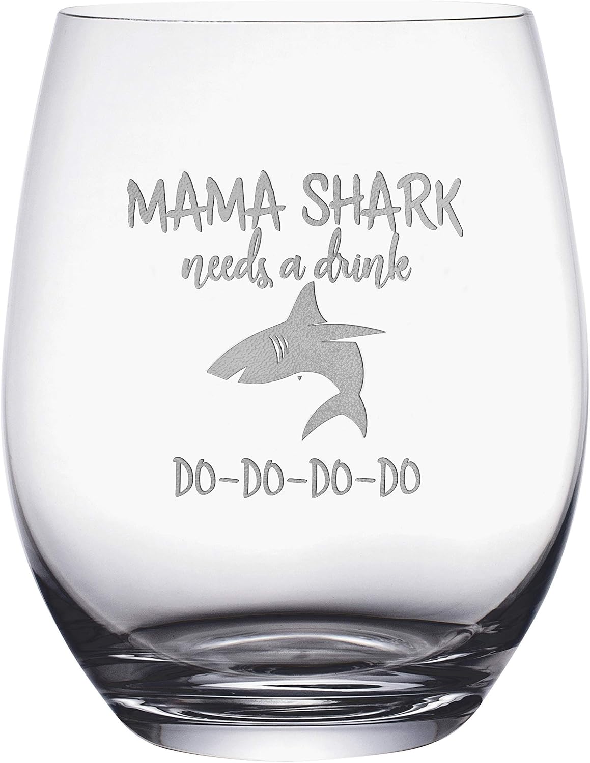 mama shark wine glass