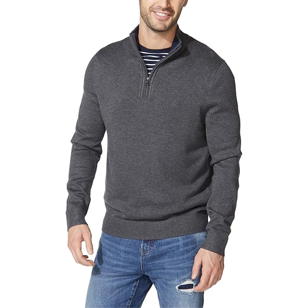 NAUTICA Men's Nautex Quarter-Zip Fleece Sweatshirt