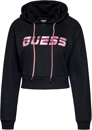 guess hoodie black