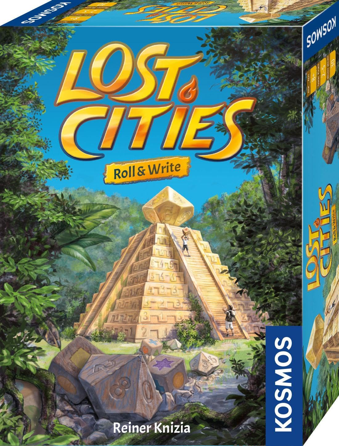 Thames & Kosmos | 680589 | Lost Cities: Roll & Write | Ideal For Family Game Nights | 2-5 Players | Ages 8+