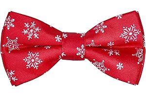 Bskifnn Kids Bow Tie Christmas Bow Tie Adjustable Neck Bowtie for Kids Wedding Party Christmas ﻿