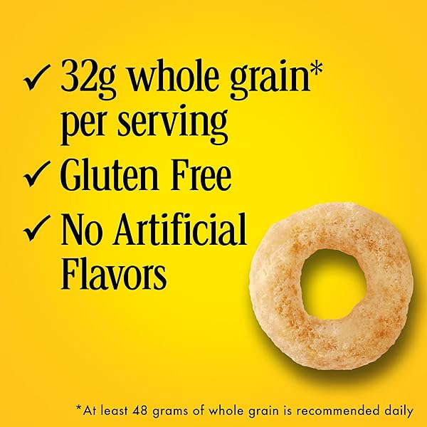 BIG G CEREAL ORIGINAL CHEERIOS GLUTEN FREE CEREAL, 4PK CUP 5.2OZ