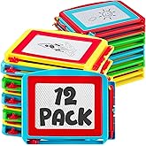 Bedwina Magnetic Drawing Board for Kids - (Pack of 12) Erasable Doodle Sketch Tablet and Travel Drawing Pad for Boys and Girls, Birthday Party Favors and Party Stocking Stuffers for Kids