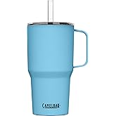 CamelBak Horizon Straw Mug, Insulated Stainless Steel - 24 oz, Nordic Blue