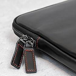 Casemade Real Leather Laptop Case/Zipped Folio Bag