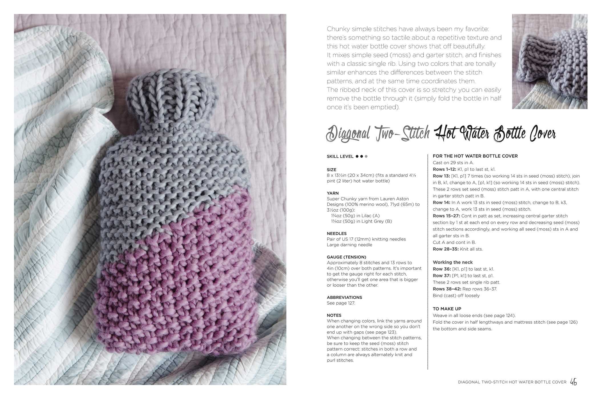 lauren aston designs super chunky yarn