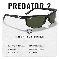 Ray-Ban RB2027 PREDATOR 2 Rectangle Sunglasses With