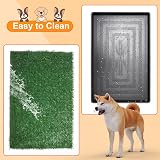PICK FOR LIFE Large Dog Toilet Tray with Grass Mat 89x58cm with 2 Replacement view 5