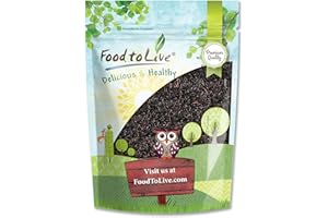 Black Rice, 1 Pound — Whole Grain Rice, Medium-Grain Rice, Kosher, Vegan, Bulk. Nutty, and Sweet Flavor. Rich in Antioxidants