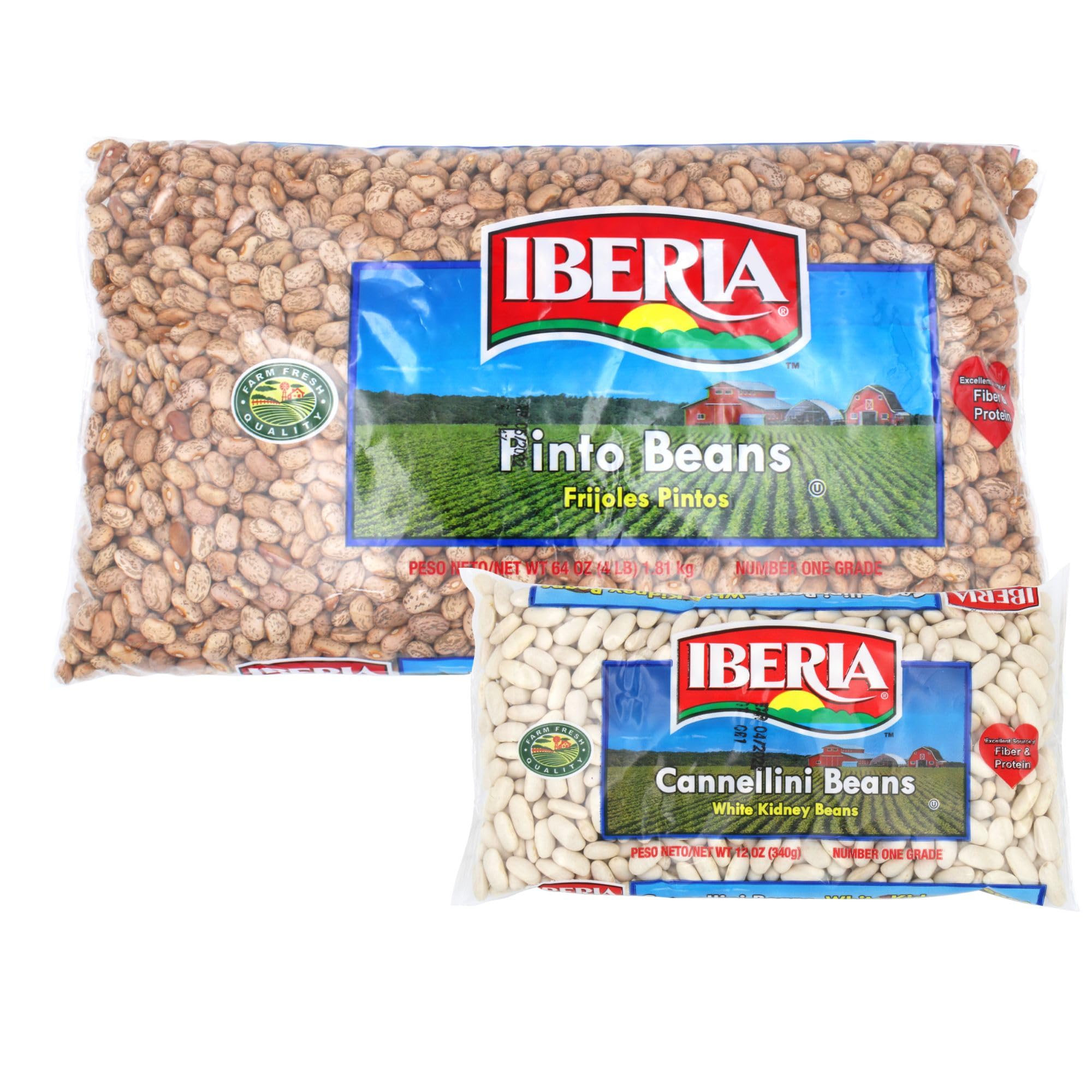 Iberia Pinto Beans 4 lb. + Iberia Cannellini