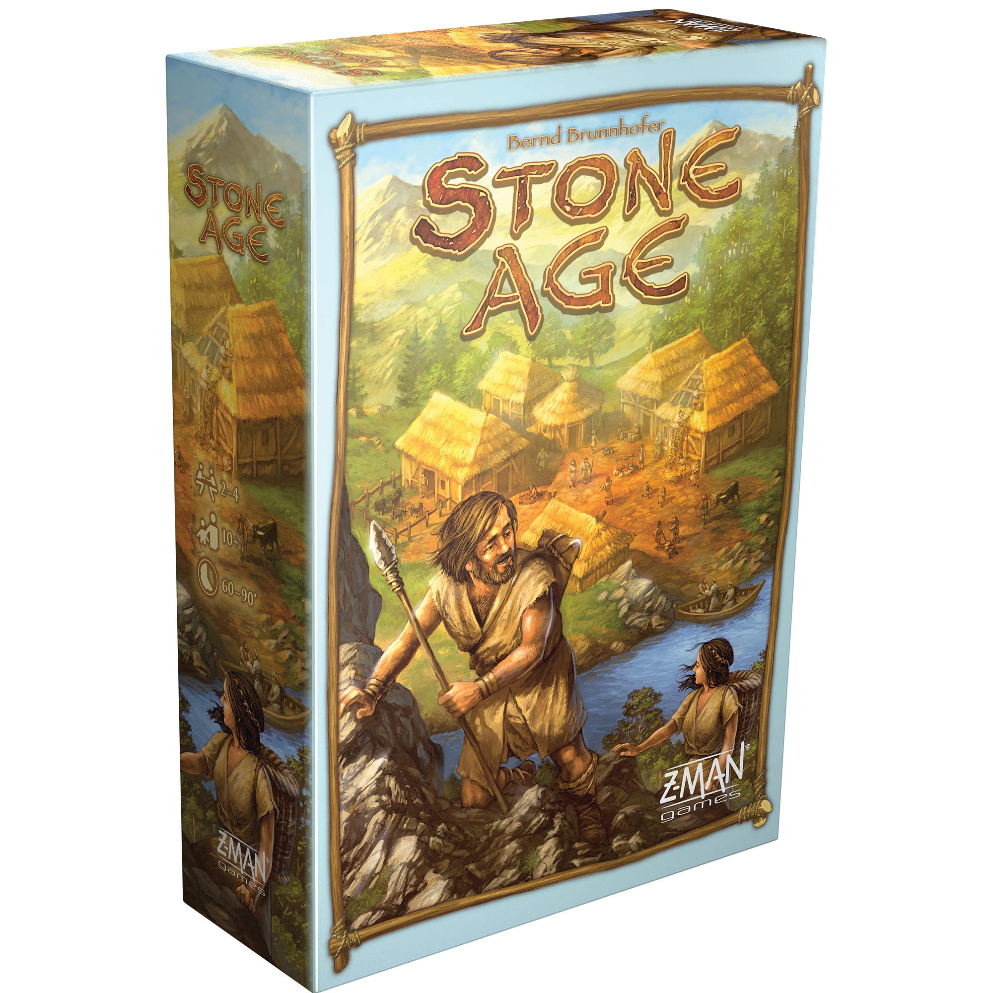 Photo 1 of ***FACTORY SEALED***Stone Age Board Game - Engaging Worker Placement Strategy for Civilization Building! Fun Family Game for Kids and Adults, Ages 10+, 2-4 Players, 60-90 Minute Playtime, Made by Z-Man Games