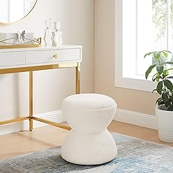 VANOMi Multi-Functional Boucle Ottoman, Vanity