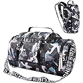 GGOV Gym Sport Bag Backpack Duffle Bag Weekender Bag Waterproof Travel Sling Bag Casual Daypack for Men and Women