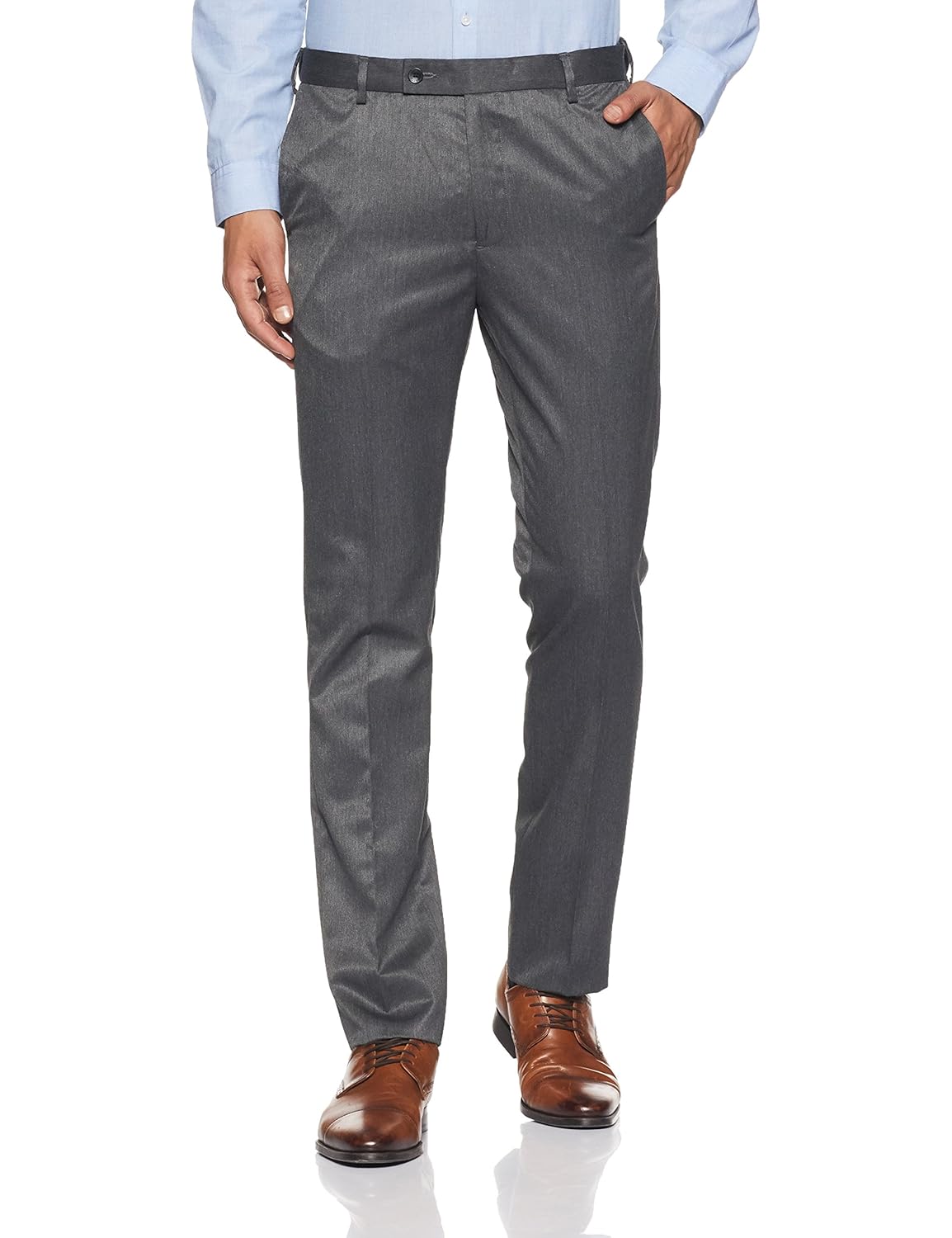 arrow men's pleat-front formal trousers