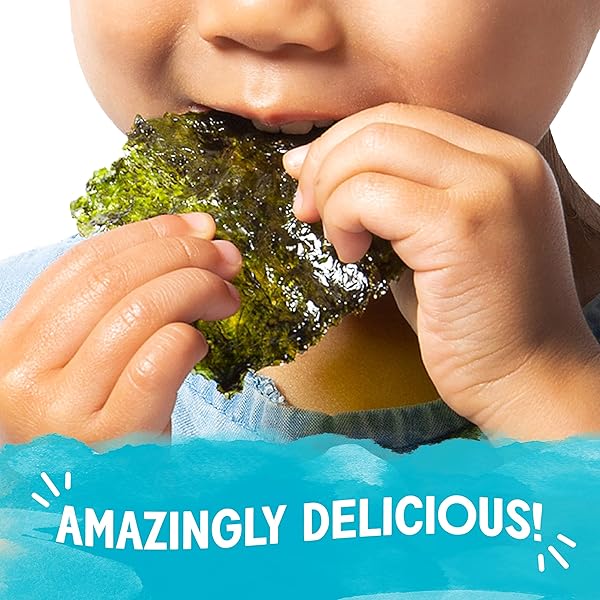 GIMME SEAWEED, ORGANIC ROASTED SEAWEED, (5G), NON-GMO & GLUTEN-FREE, SEA SALT, 0.17 OZ