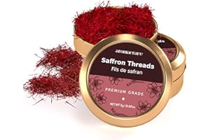 AROMACRAVE Premium Spanish Saffron Threads – 2g (0.07oz) – Hand-Harvested Pure Red Saffron, Grade A+ All-Natural Spice for Cooking, Tea, Paella, Rice & Skincare