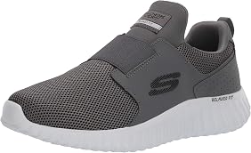 Skechers Men's Depth Charge 2.0 Slip-On, Size 10, Charcoal