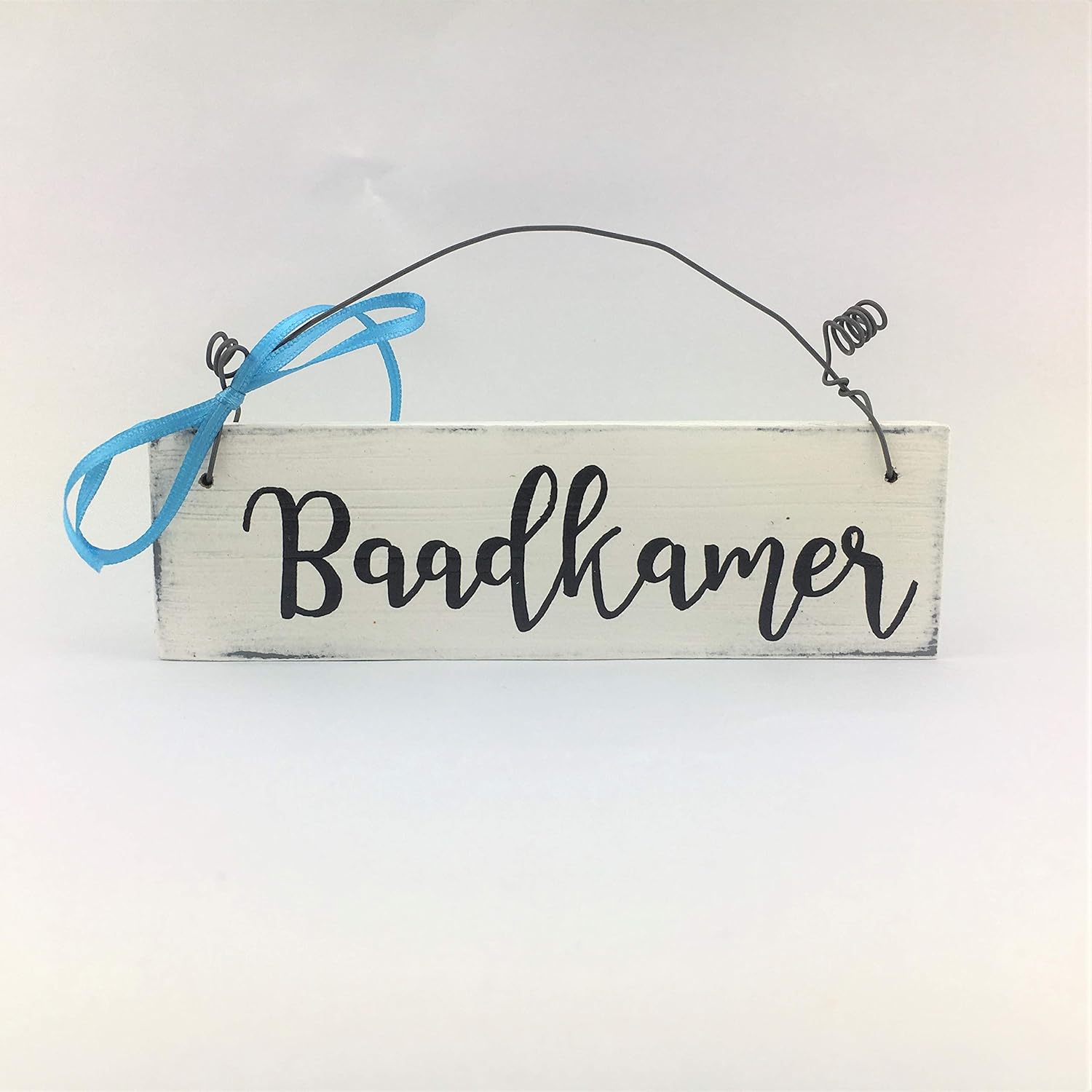 Holzschild Türschild „Baadkamer“ Badezimmer WC Bad Vintage handgemacht