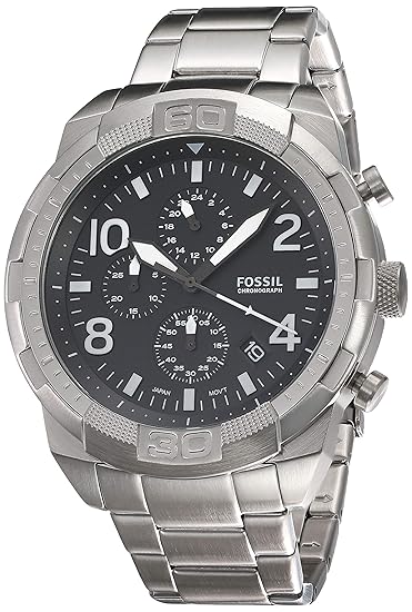 Buy Fossil Bronson Analog Black Dial Men's Watch-FS5710 Online at Low Prices in India - Amazon.in