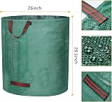 Newthinking 3 Pack Heavy Duty Garden Waste Bags 272 L Each with Handles and Hoop view 2