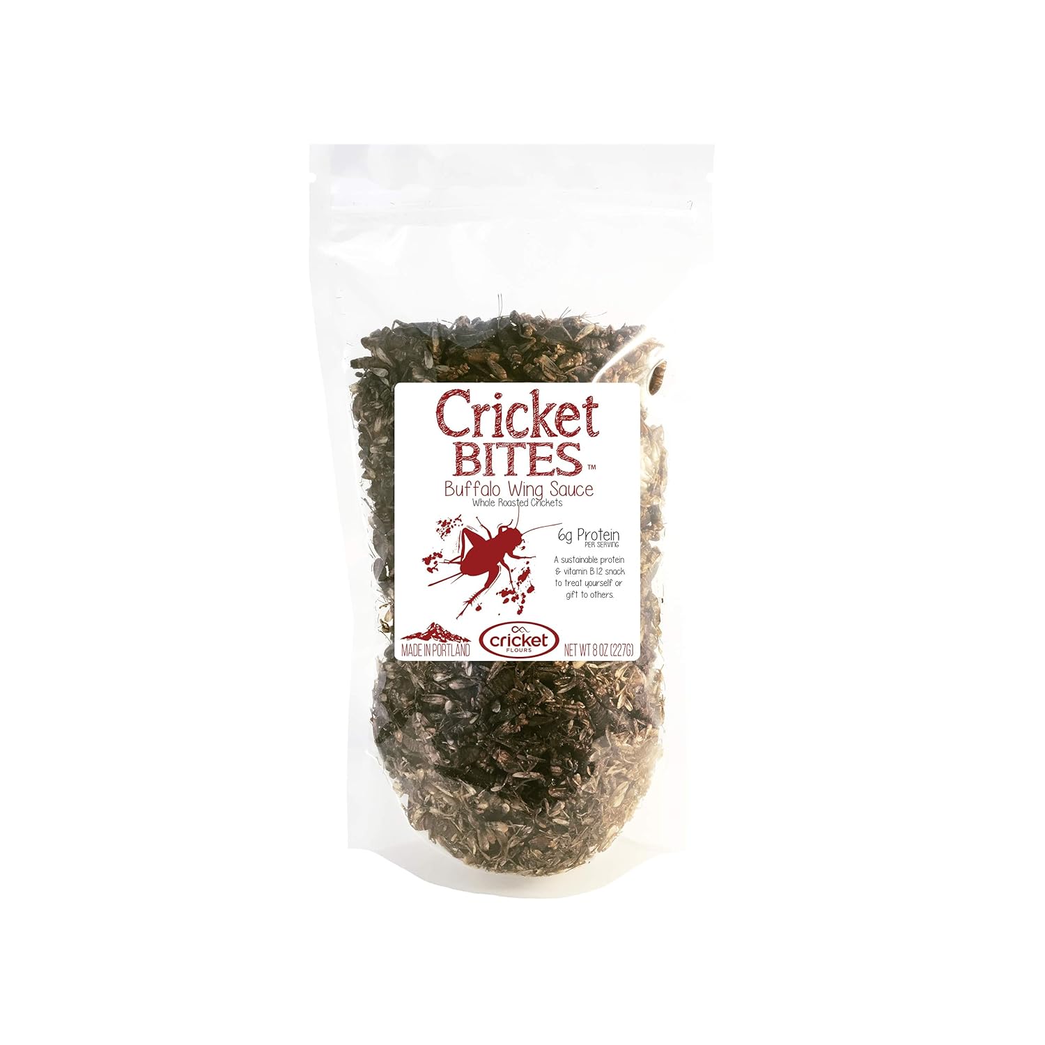 Roasted Crickets & Edible Insects in 227g (1/2lb) Packs