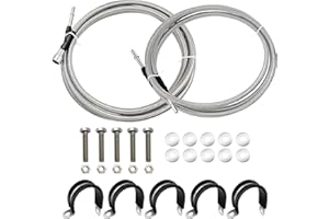 LOBIUTIYA Fuel Line ‎819-816 Compatible With 2004-2010 Chevy Silverado 1500 Classic 2500 HD 3500 GMC Sierra 1500 2500 HD 3500, 819-816 Flexible Stainless Steel Braided Fuel Line Kit #15946178 15946184