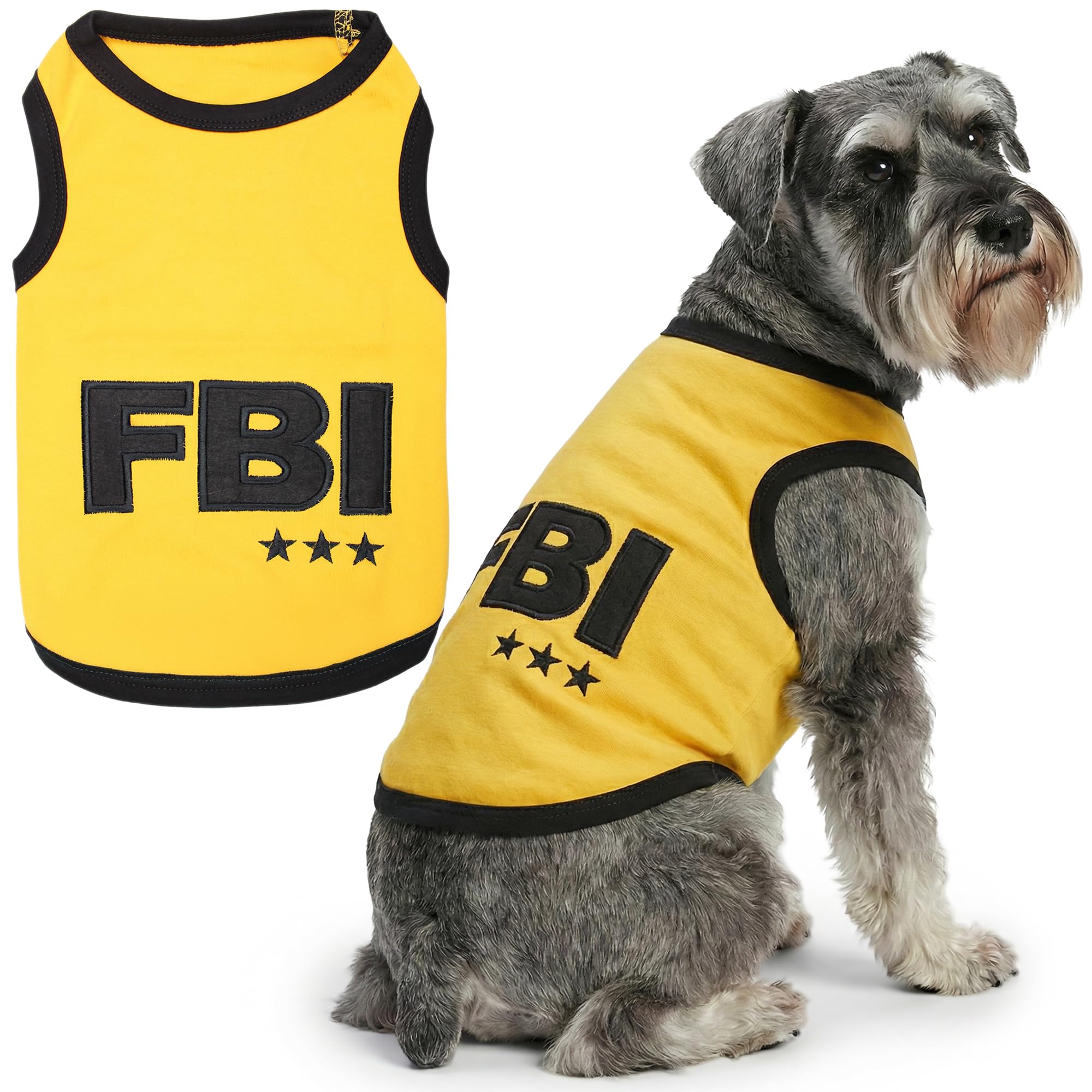 Parisian Pet FBI Dog T-Shirt, XX-Large