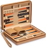 Yellow Mountain Imports Bozcaada Travel Magnetic Backgammon Set 23.5cm view 5