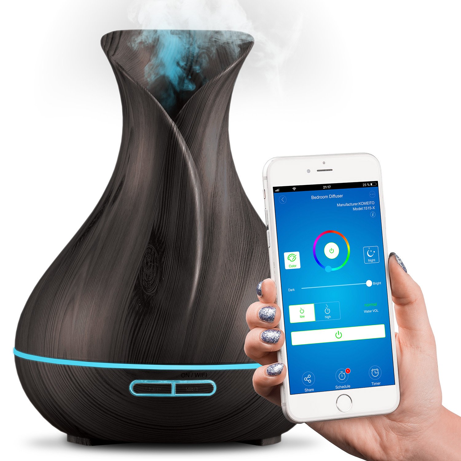 Smart Wifi Essential Oil Aromathery Diffuser Alexa & Google Home