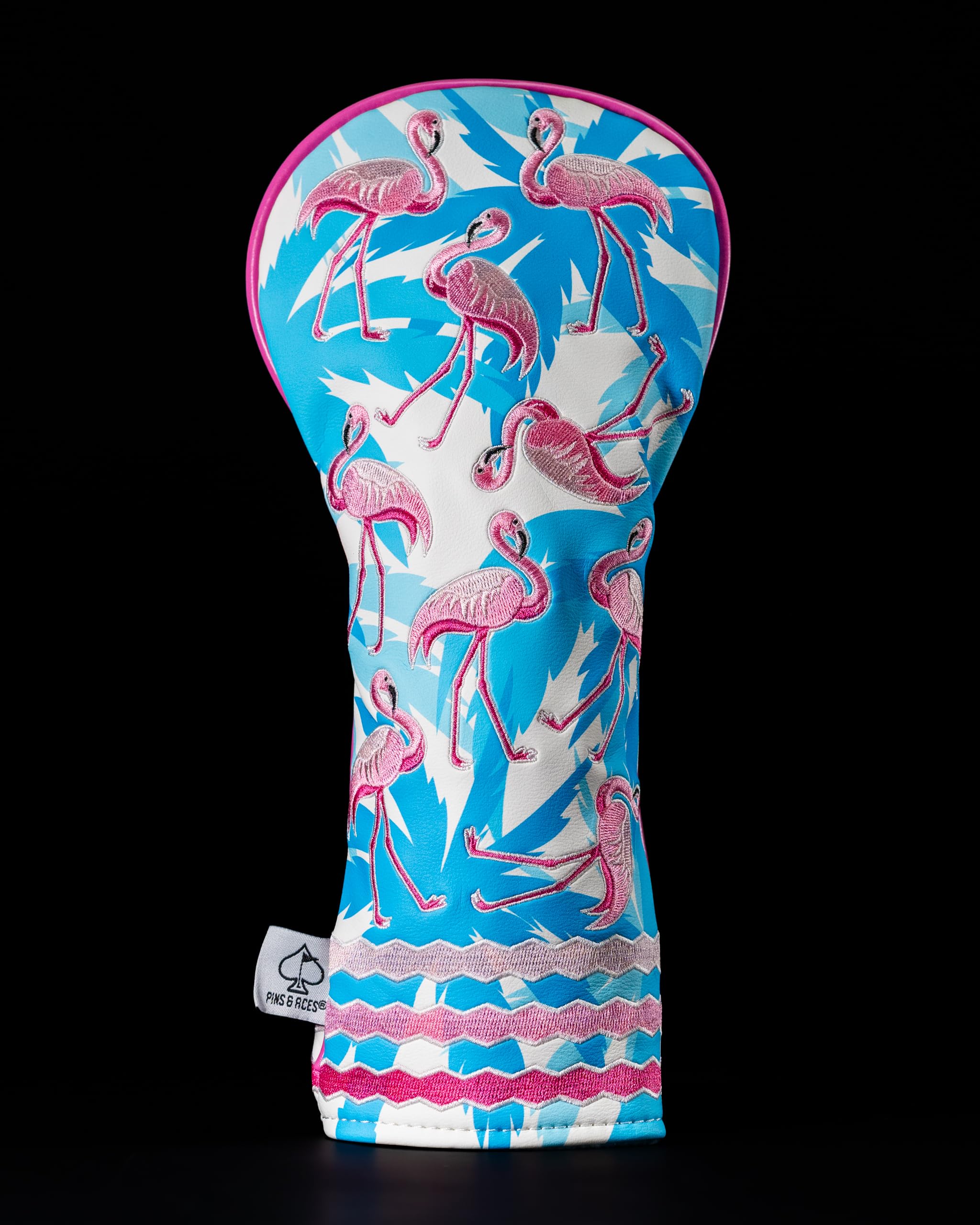 Pins & Aces LE Tropical Lawn Flamingo Head Cover