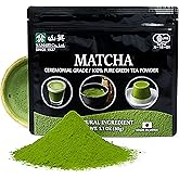 YAMAEI, Matcha Powder, Ceremonial Grade, 30g, Japanese Green Tea, First Harvest, Use for Drinking, Latte