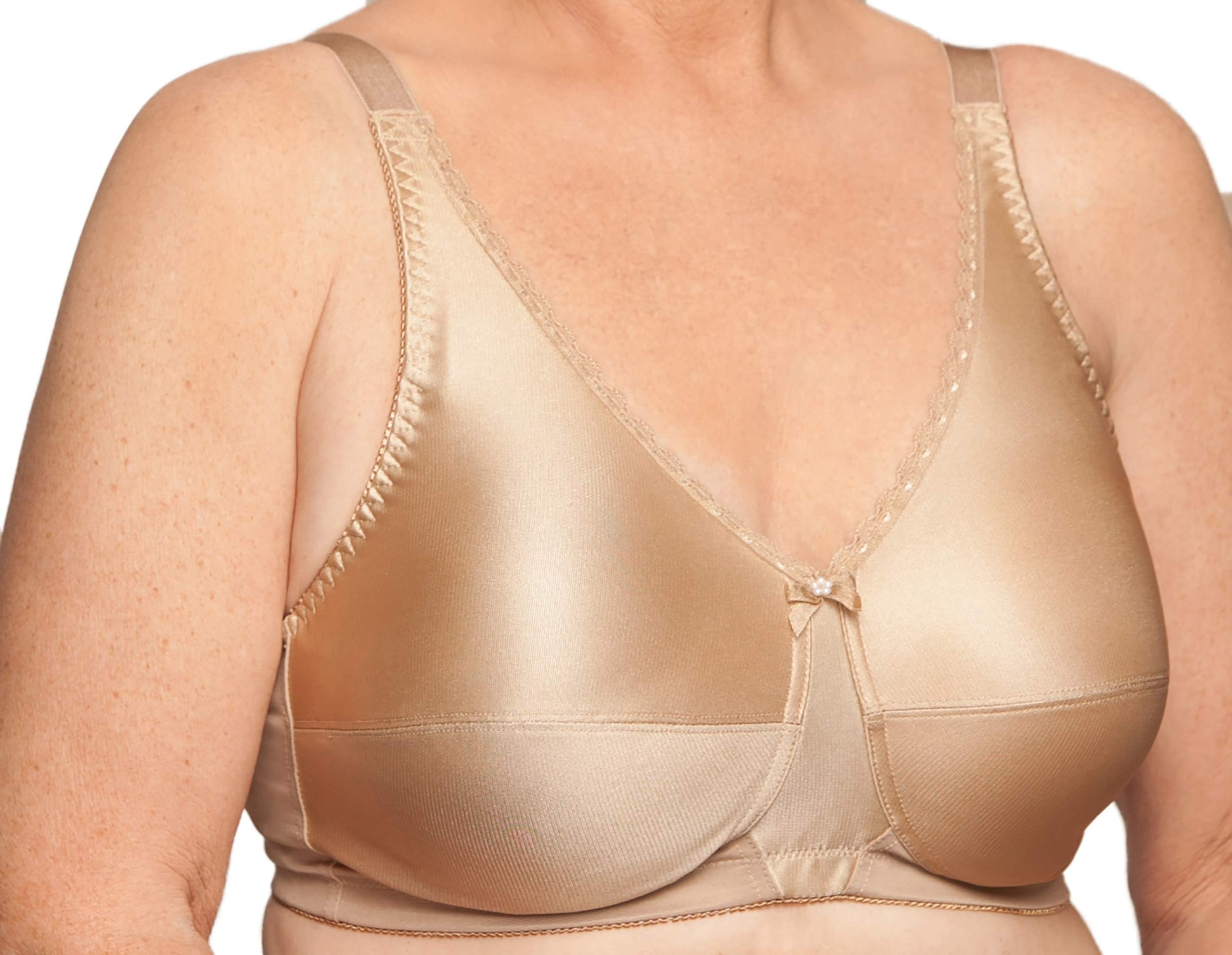 Nearly Me -#630 Plain Soft Cup Mastectomy Pocket Bra (Multiple Sizes & Colors)