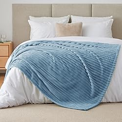 BEDELITE Fleece Throw Blanket for Couch - 300GSM