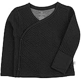 HonestBaby Side-Snap Matelasse Mini Quilted Top in Cozy 100% Organic Cotton Infant Baby Boys, Girls, Unisex